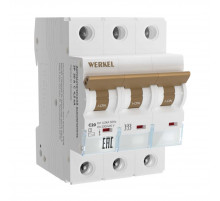 Автоматический выключатель Werkel 3P 20А C 4,5кА W903P204 4690389192814