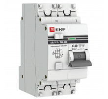 Дифференциальный автомат АД-32 (селективный) 1P+N 40А/300мА EKF PROxima DA32-40-300S-pro