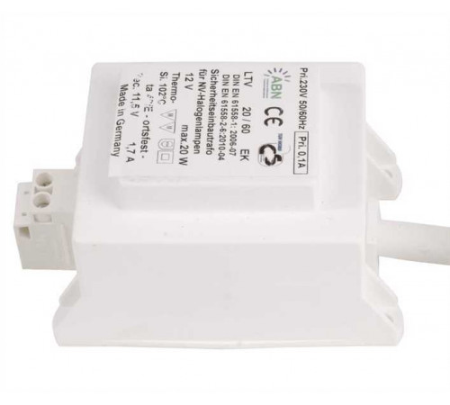 Трансформатор Deko-Light ABN 12V 20W IP20 1,7A 000097