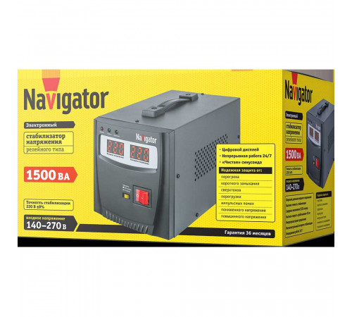 Стабилизатор напряжения Navigator 61 767 NVR-RF1-1500