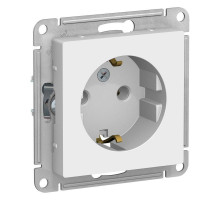 Розетка 2К+З Schneider Electric AtlasDesign 16A 250V белая ATN000143